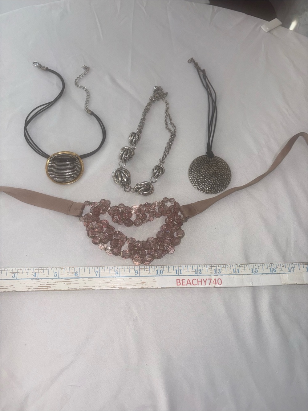 4 necklaces